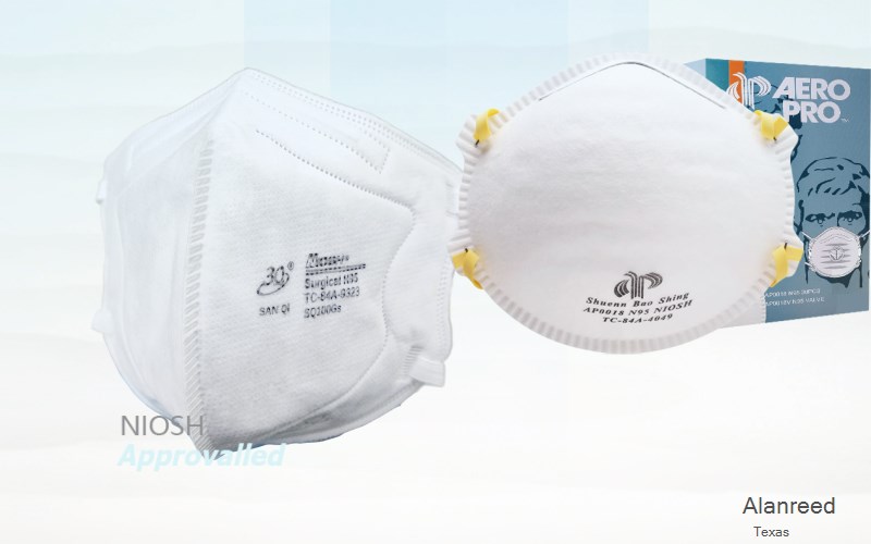 Alanreed Gray Texas TX N95 mask