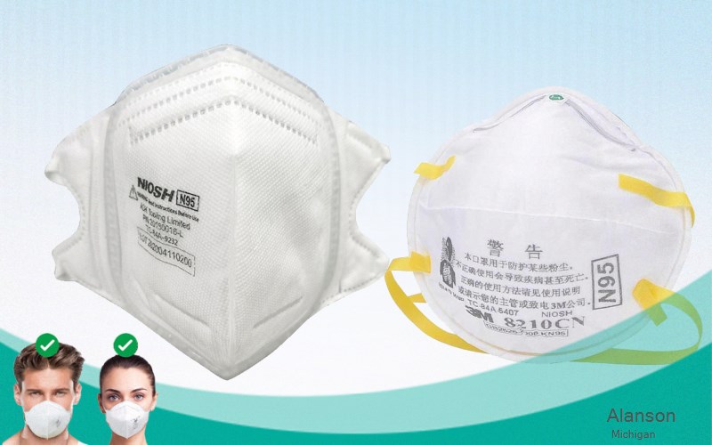Alanson Emmet Michigan MI N95 mask