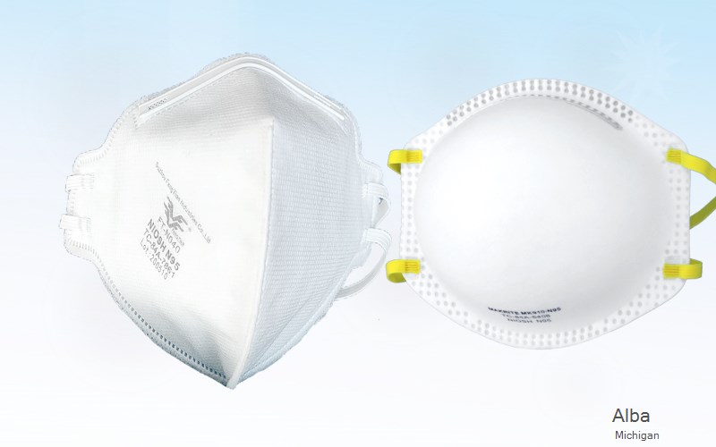 Alba Antrim Michigan MI N95 mask