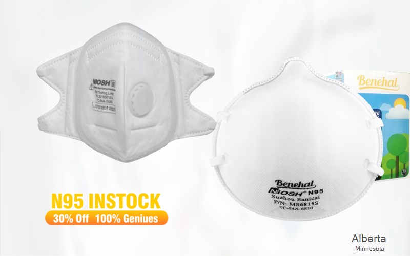 Alberta Stevens Minnesota MN N95 mask