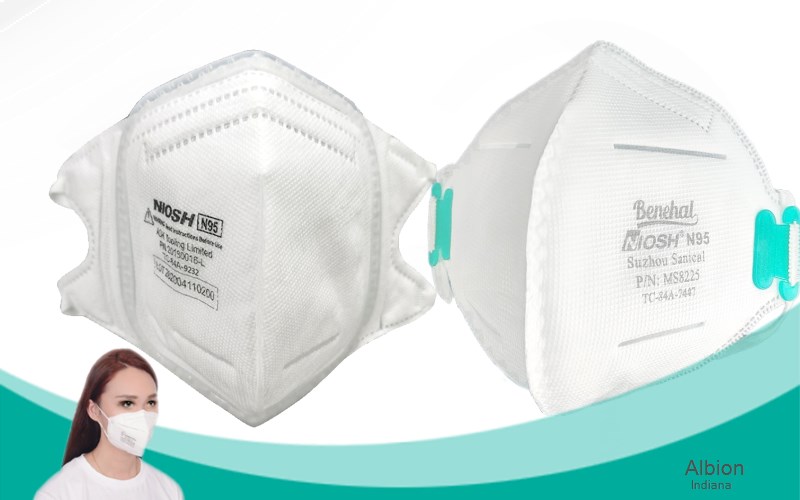 Albion Noble Indiana IN N95 mask