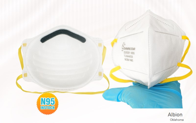 Albion Pushmataha Oklahoma OK N95 mask