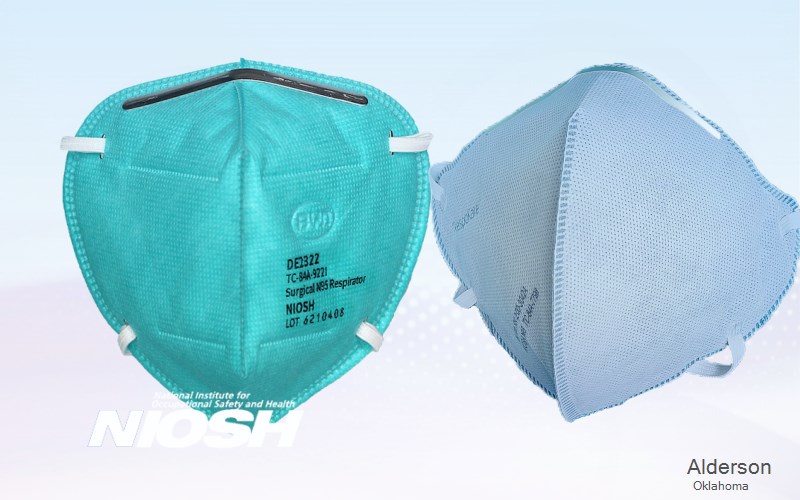 Alderson Pittsburg Oklahoma OK N95 mask