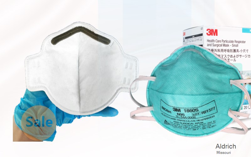 Aldrich Polk Missouri MO N95 mask