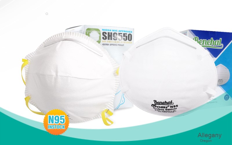 Allegany Coos Oregon OR N95 mask