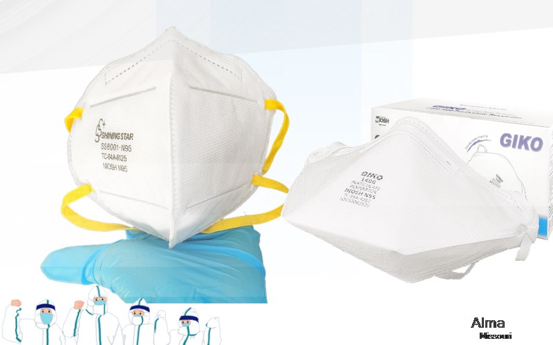 Alma Lafayette Missouri MO N95 mask