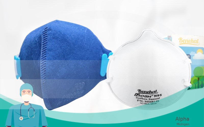 Alpha Iron Michigan MI N95 mask