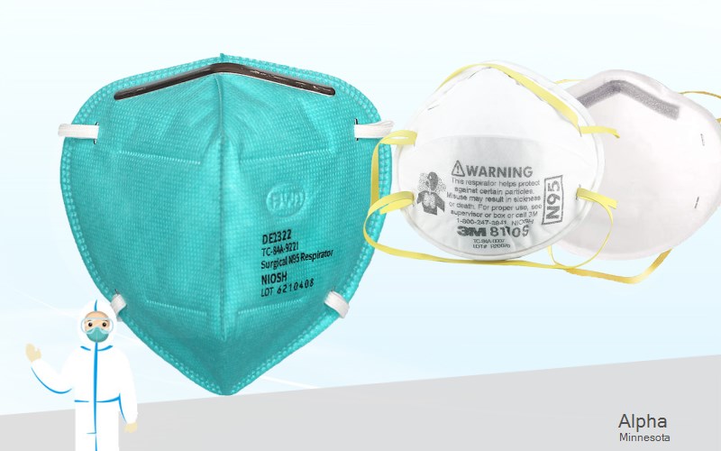 Alpha Jackson Minnesota MN N95 mask