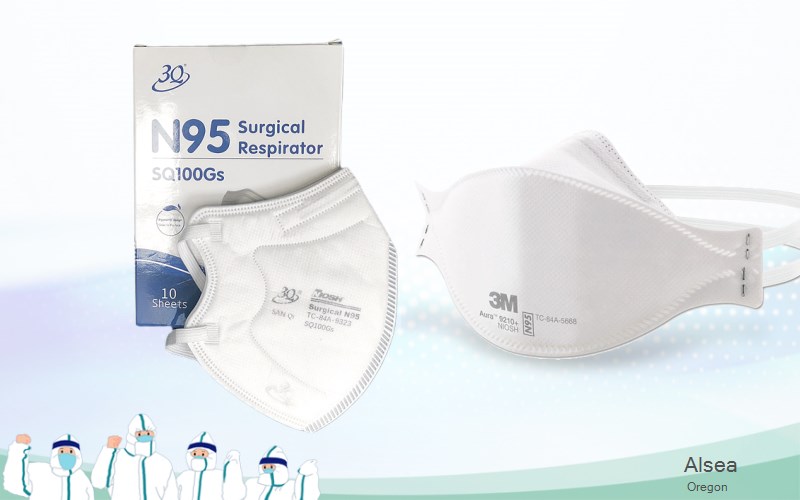 Alsea Benton Oregon OR N95 mask