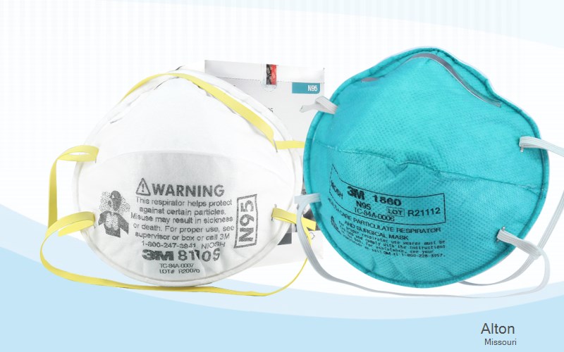 Alton Oregon Missouri MO N95 mask