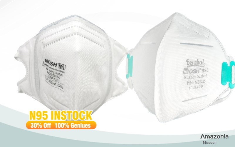 Amazonia Andrew Missouri MO N95 mask