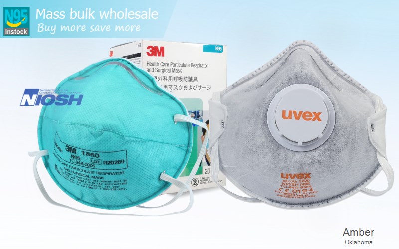 Amber Grady Oklahoma OK N95 mask
