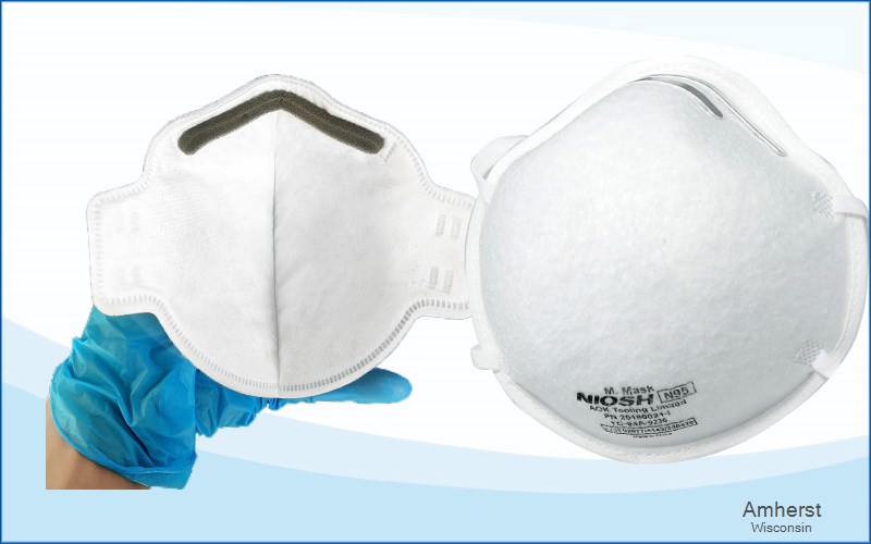 Amherst Portage Wisconsin WI N95 mask