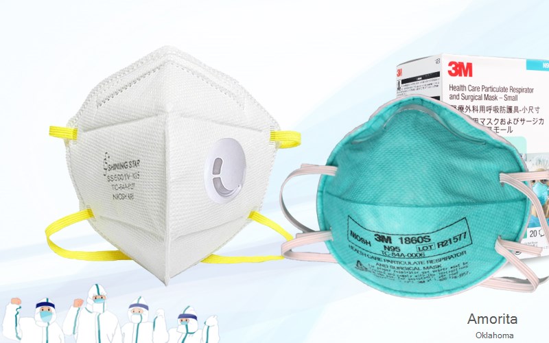 Amorita Alfalfa Oklahoma OK N95 mask