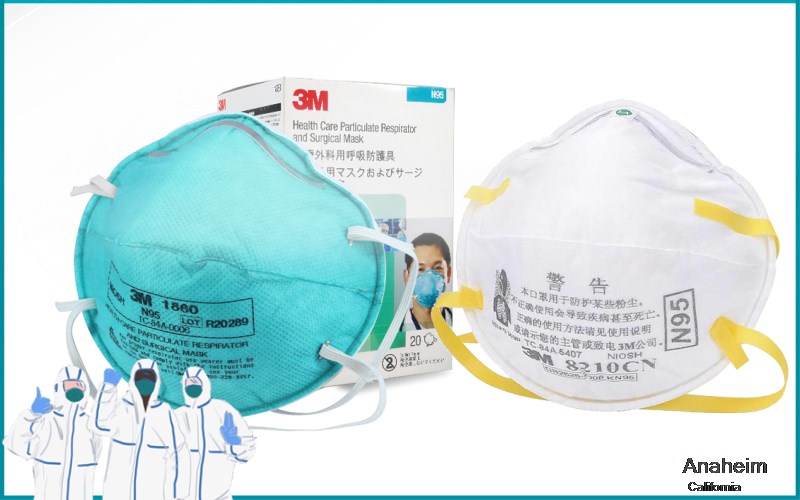 Anaheim Orange California CA N95 mask