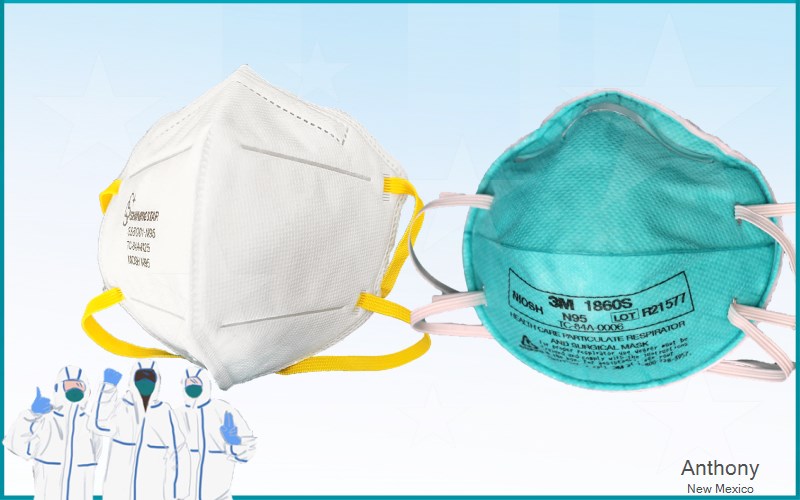 Anthony Dona Ana New Mexico NM N95 mask