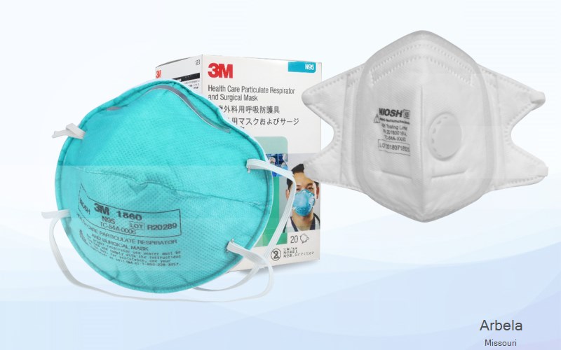 Arbela Scotland Missouri MO N95 mask