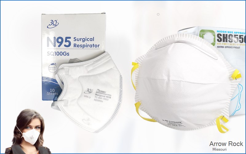 Arrow Rock Saline Missouri MO N95 mask