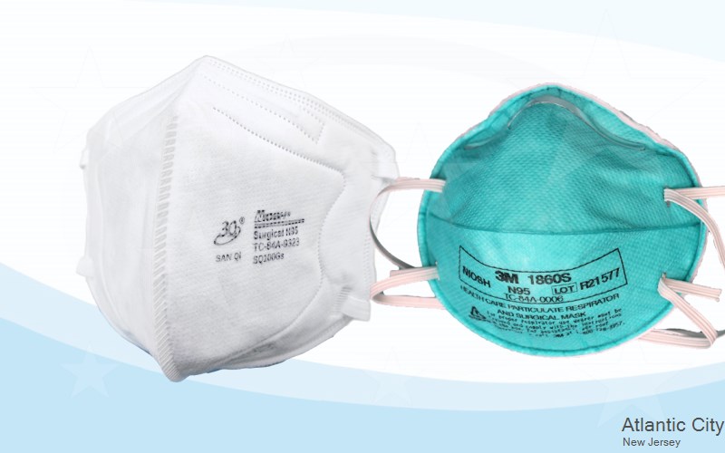 Atlantic City Atlantic New Jersey NJ N95 mask
