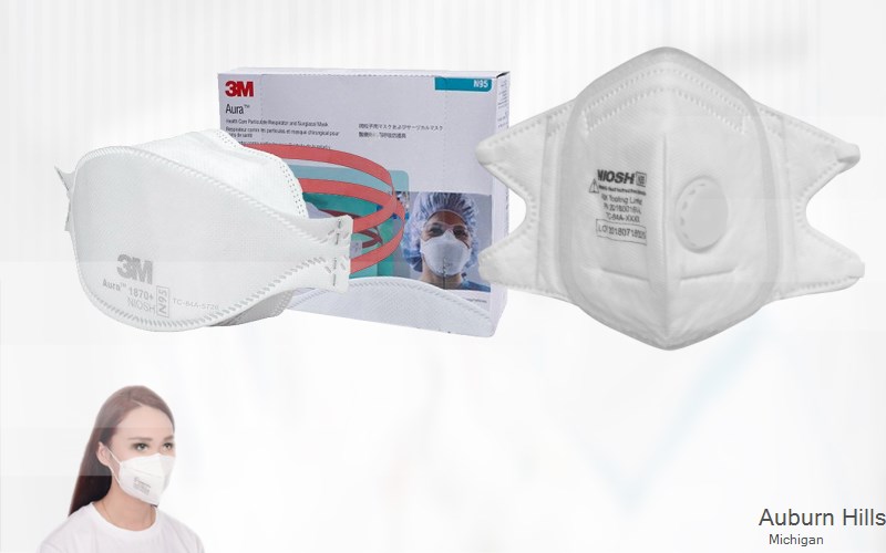 Auburn Hills Oakland Michigan MI N95 mask
