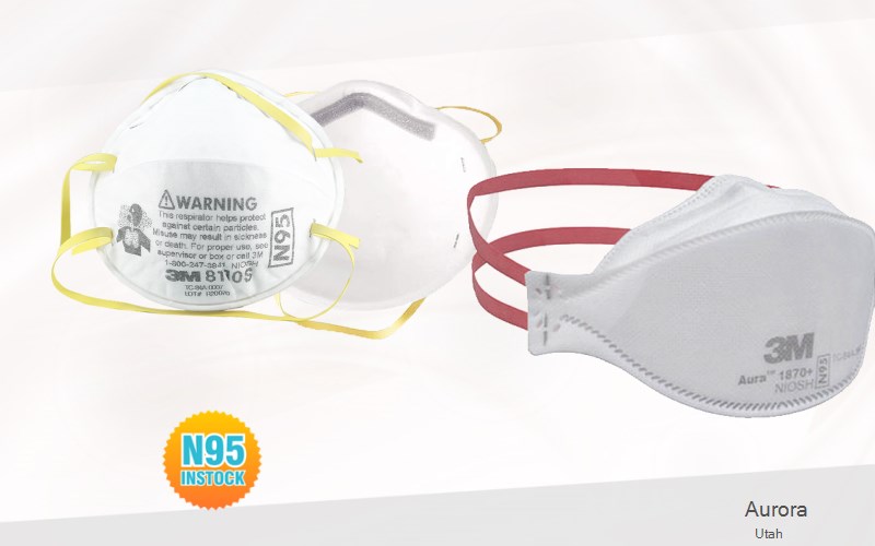 Aurora Sevier Utah UT N95 mask