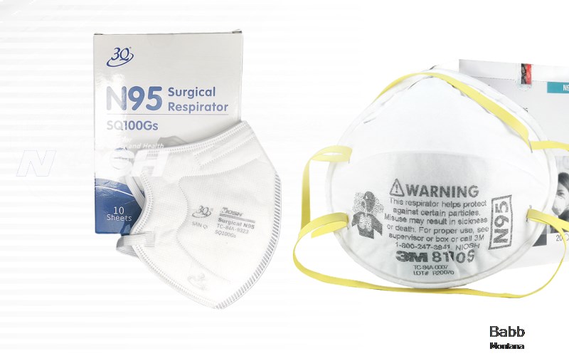 Babb Glacier Montana MT N95 mask