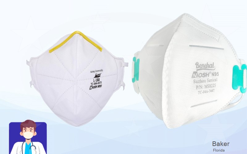 Baker Okaloosa Florida FL N95 mask