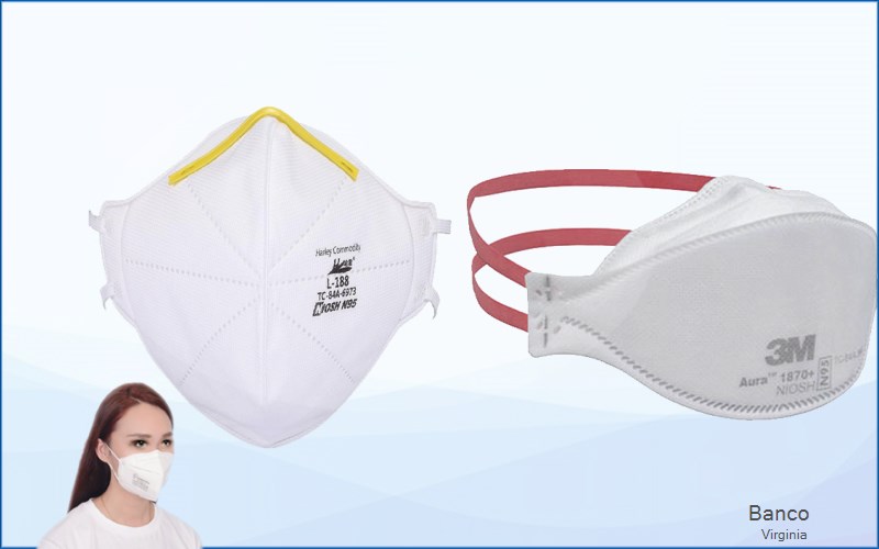 Banco Madison Virginia VA N95 mask
