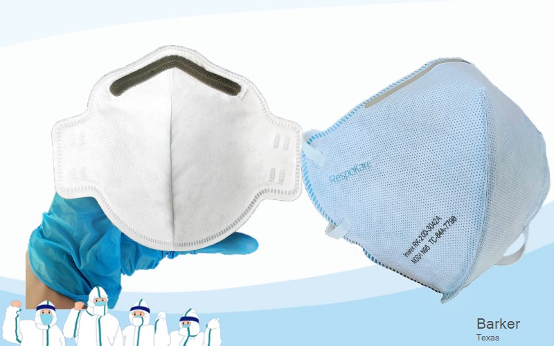 Barker Harris Texas TX N95 mask