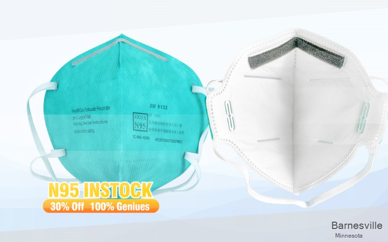 Barnesville Clay Minnesota MN N95 mask