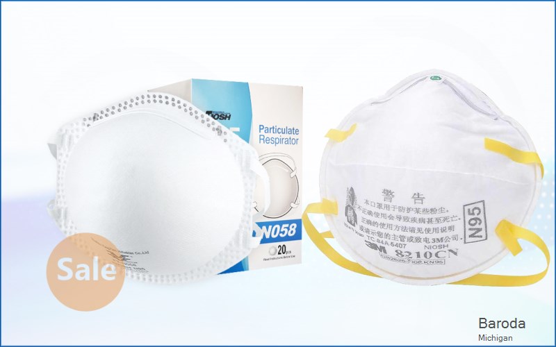 Baroda Berrien Michigan MI N95 mask