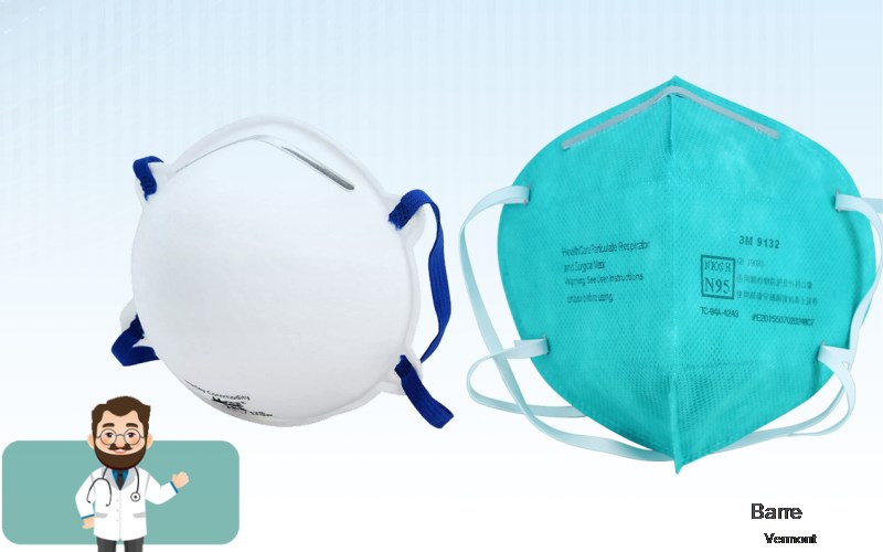Barre Washington Vermont VT N95 mask