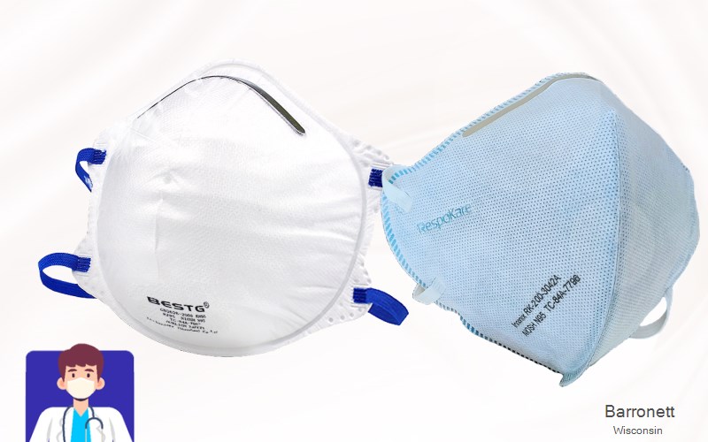 Barronett Barron Wisconsin WI N95 mask