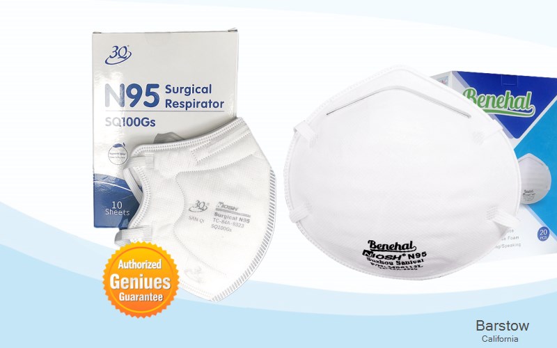 Barstow San Bernardino California CA N95 mask