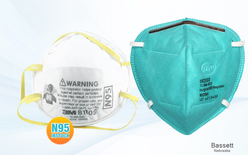 Bassett Rock Nebraska NE N95 mask