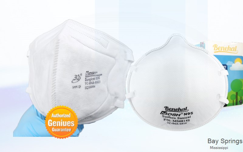 Bay Springs Jasper Mississippi MS N95 mask