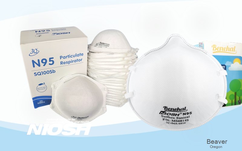 Beaver Tillamook Oregon OR N95 mask