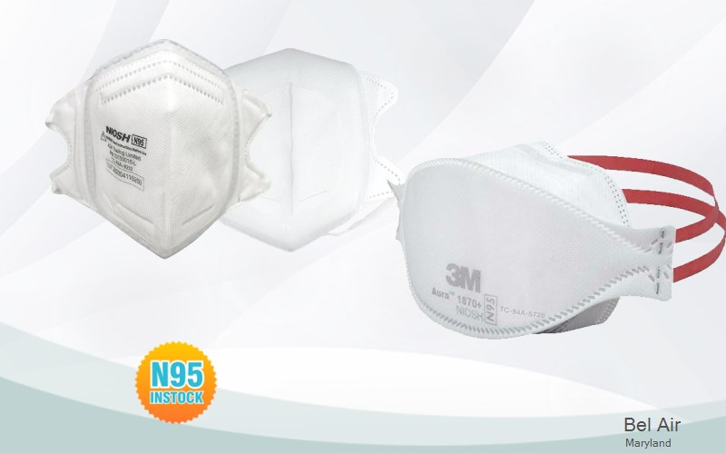 Bel Air Harford Maryland MD N95 mask