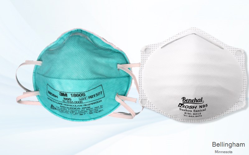 Bellingham Lac Qui Parle Minnesota MN N95 mask