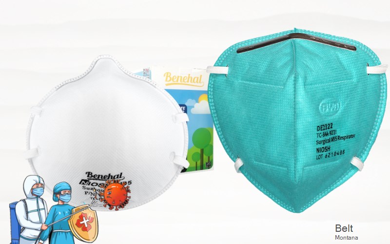 Belt Cascade Montana MT N95 mask