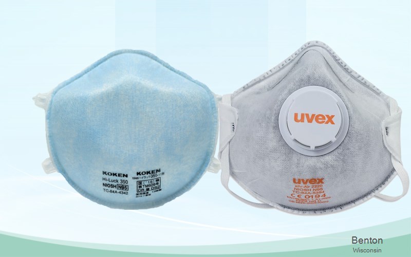 Benton Lafayette Wisconsin WI N95 mask