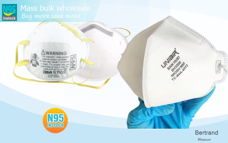 Bertrand Mississippi Missouri MO N95 mask