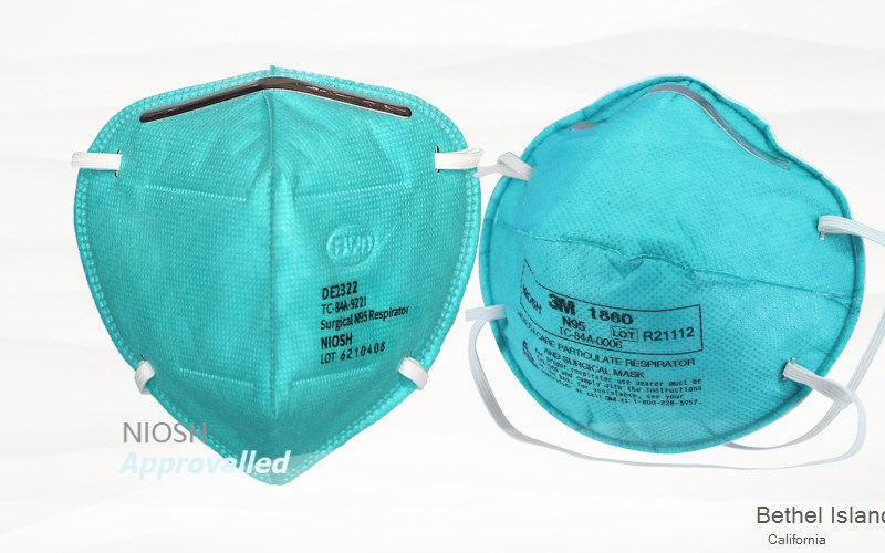 Bethel Island Contra Costa California CA N95 mask