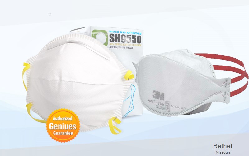 Bethel Shelby Missouri MO N95 mask