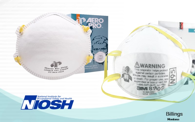 Billings Yellowstone Montana MT N95 mask