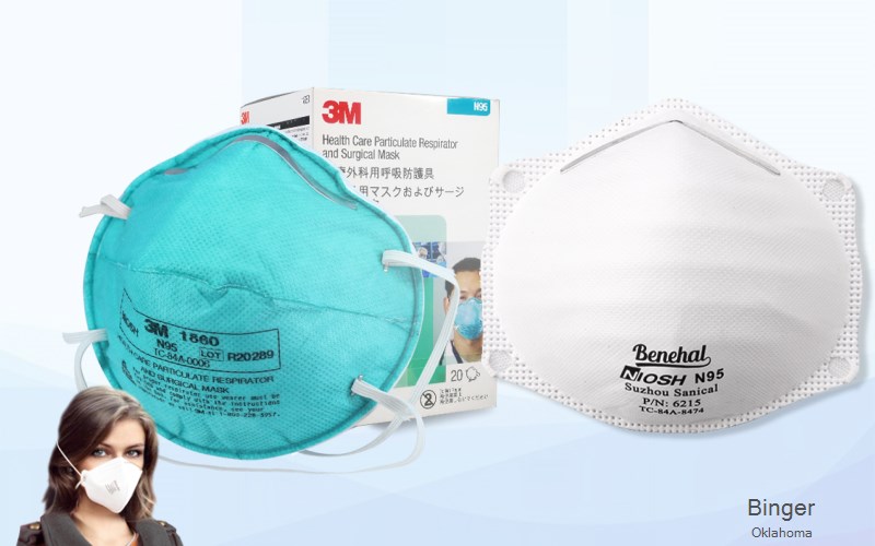 Binger Caddo Oklahoma OK N95 mask