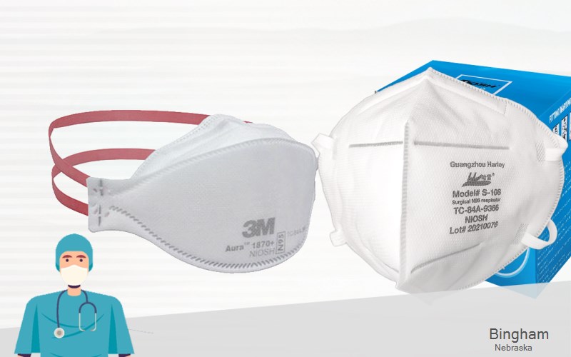 Bingham Sheridan Nebraska NE N95 mask