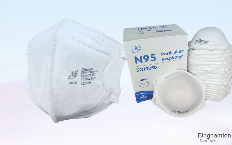 Binghamton Broome New York NY N95 mask