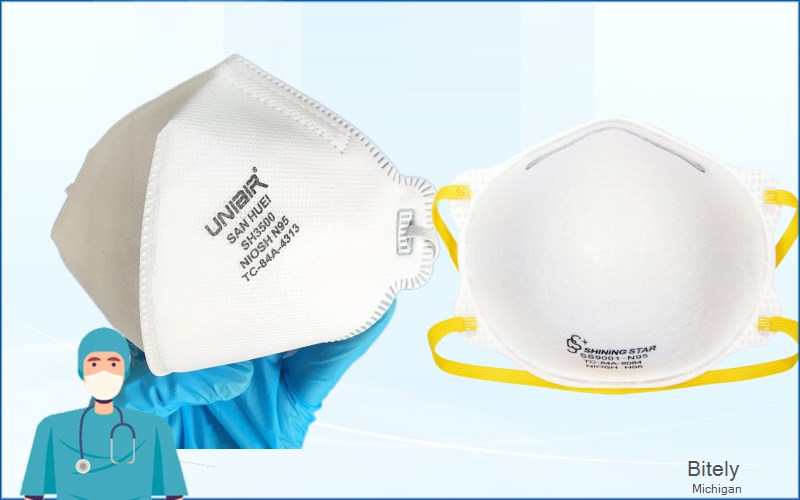 Bitely Newaygo Michigan MI N95 mask