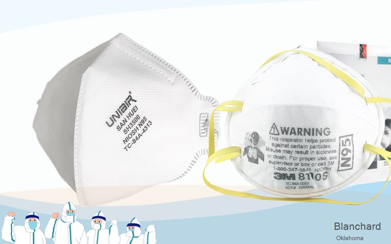 Blanchard Mcclain Oklahoma OK N95 mask